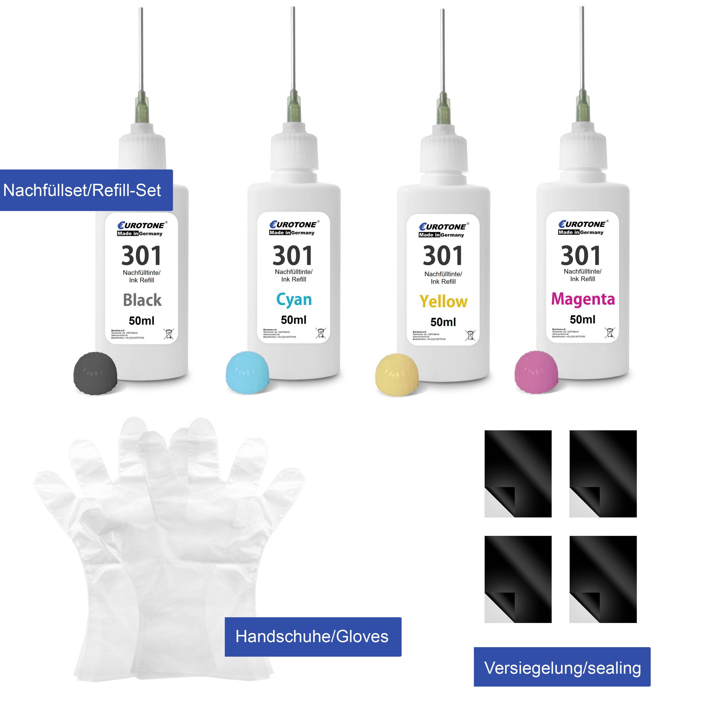 Druckerpatronen für HP 301 XL Deskjet 1050 2540 2050 A 3050 Envy 5530 4500 4504 - Bild 7 von 11