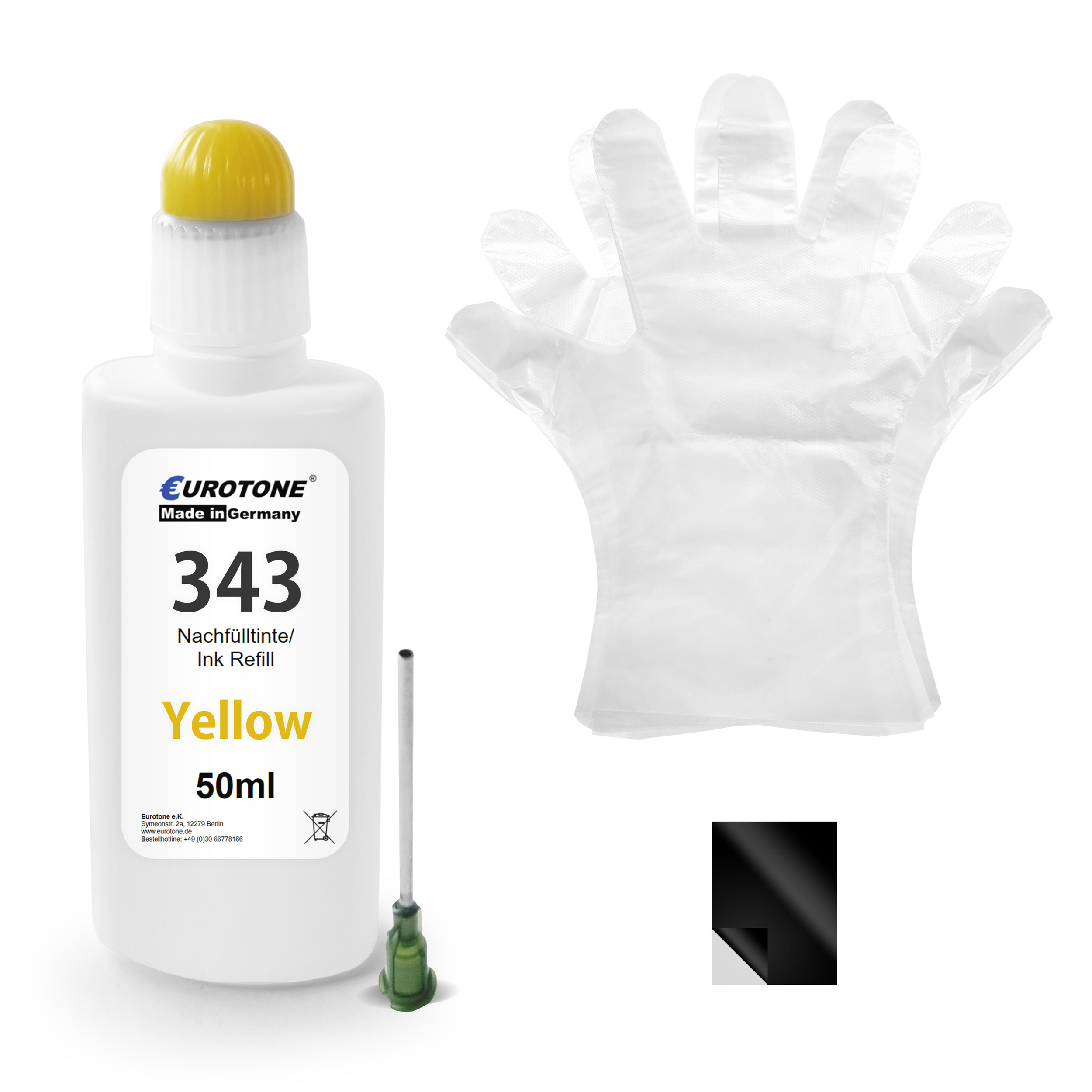 Tintenpatronen für HP 337+343 XL OfficeJet 6315 H470 DeskJet 5940 6940 - Bild 10 von 11