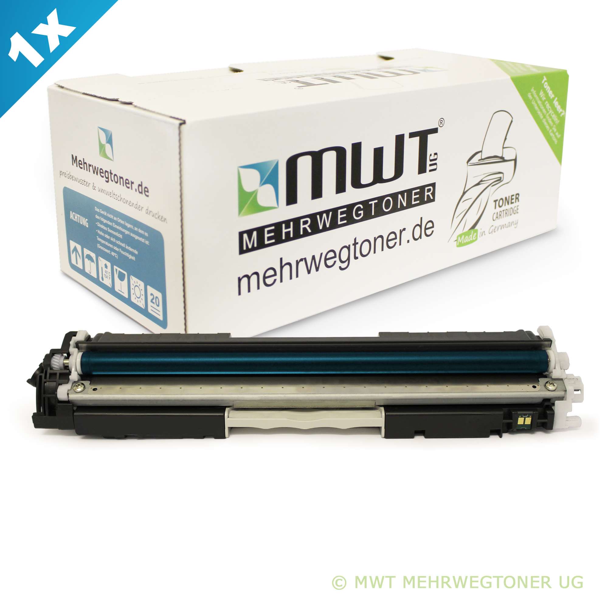 10x MWT ECO Toner für HP Color LaserJet Pro MFP M-176-n MFP M-177-fw 