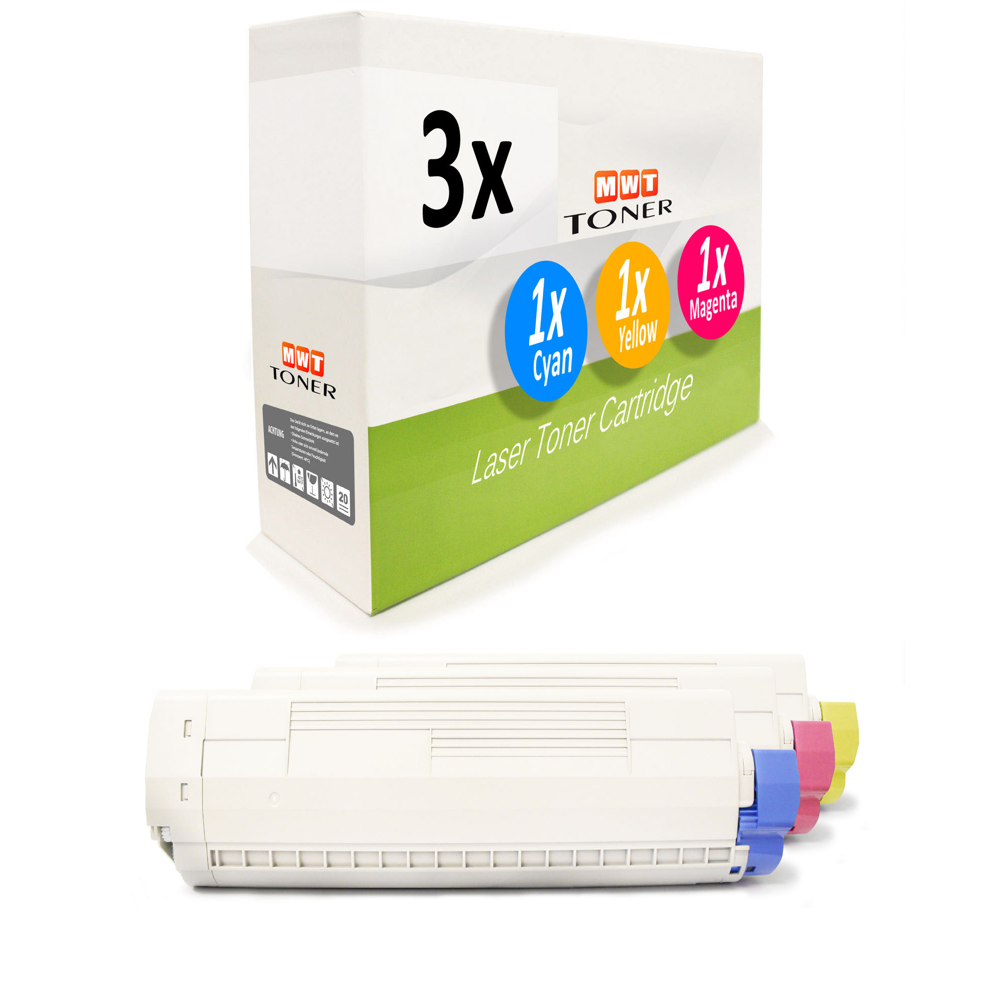3x Toner MWT do OKI ES-6410-DN Popularność natychmiastowej dostawy
